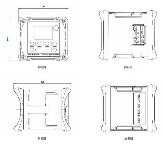 SERVOFLEX Micro5100 i.s便携测量氧式分析仪尺寸图-开云线上平台_开云（中国）
